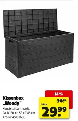 Hagebau Kissenbox „woody“ Angebot