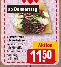 nahkauf Blumenstrauß superheldin Angebot