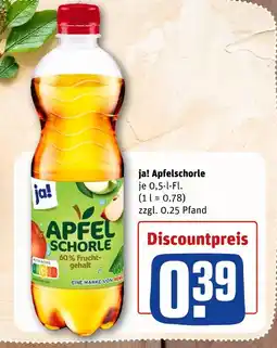 nahkauf Ja! apfelschorle Angebot