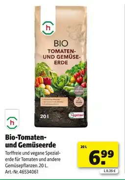 Hagebau Bio-tomaten- und gemüseerde Angebot