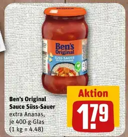 nahkauf Ben's original sauce süß-sauer extra ananas Angebot