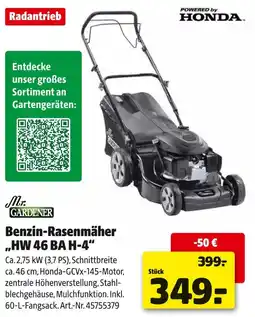 Hagebau Benzin-rasenmäher „hw 46 ba h-4“ Angebot