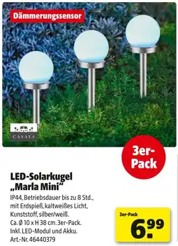 Hagebau Led-solarkugel „marla mini“ Angebot