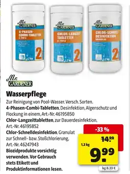 Hagebau Mr. gardener wasserpflege Angebot