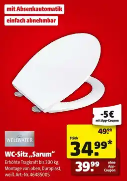 Hagebau Wellwater wc-sitz „sarum“ Angebot