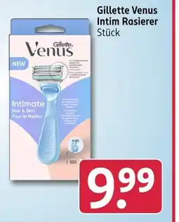 Rossmann Gillette venus intim rasierer Angebot