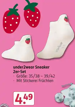 Rossmann Under2wear sneaker 2er-set Angebot