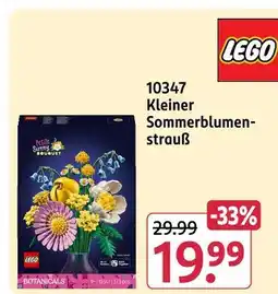 Rossmann Lego 10347 kleiner sommerblumenstrauß Angebot