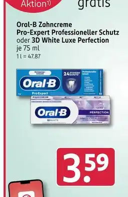 Rossmann Oral-b pro-expert professioneller schutz zahncreme Angebot