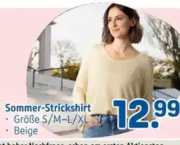 Rossmann Sommer-strickshirt Angebot