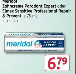 Rossmann Meridol zahncreme parodont expert Angebot