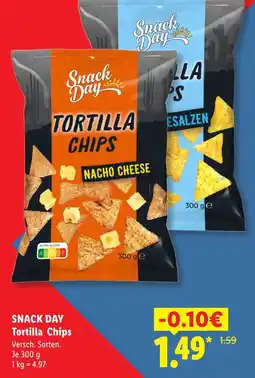 Lidl Snack day tortilla chips Angebot