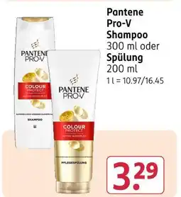 Rossmann Pantene pro-v shampoo oder spülung Angebot