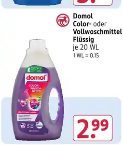 Rossmann Domol color-waschmittel flüssig Angebot