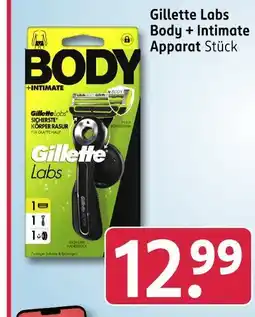 Rossmann Gillette labs body + intimate apparat Angebot
