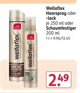 Rossmann Wella wellaflex haarspray oder haarlack Angebot