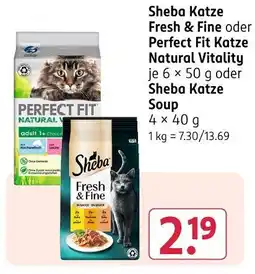 Rossmann Sheba katze fresh & fine Angebot