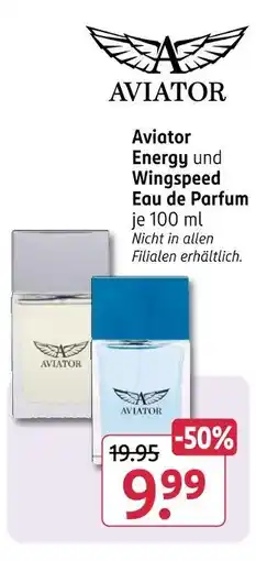 Rossmann Aviator energy oder wingspeed eau de parfum Angebot