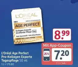 Rossmann L'oréal age perfect pro-kollagen experte tagespflege Angebot