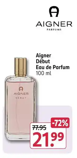Rossmann Aigner début eau de parfum Angebot