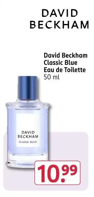 Rossmann David beckham classic blue eau de toilette Angebot