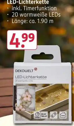 Rossmann Dekowelt led-lichterkette Angebot