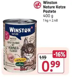 Rossmann Winston nature katze pastete Angebot
