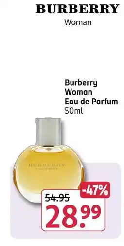 Rossmann Burberry woman eau de parfum Angebot