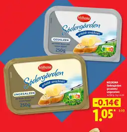 Lidl Milbona sødergården gesalzen/ungesalzen Angebot