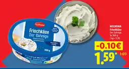 Lidl Milbona frischkäse der sahnige Angebot