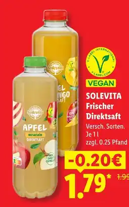 Lidl Solevita direktsaft Angebot