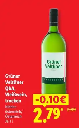 Lidl Grüner veltliner qba, weißwein, trocken Angebot