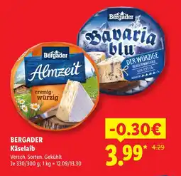 Lidl Bergader käselaib Angebot