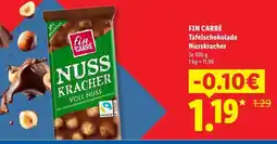 Lidl Fin carré tafelschokolade nusskracher Angebot