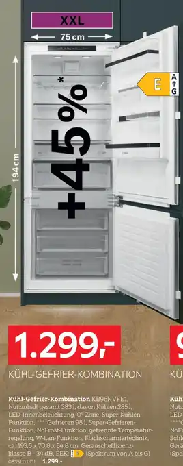 Kühl-gefrier-kombination kb96nvfe1