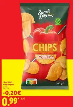 Lidl Snack day chips paprika Angebot