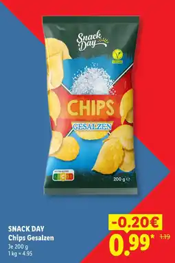 Lidl Snack day chips gesalzen Angebot