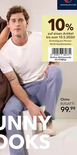 Peek & Cloppenburg Hamburg Bugatti chino Angebot