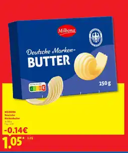 Lidl Milbona deutsche markenbutter Angebot