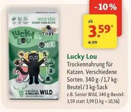 Fressnapf Lucky lou trockennahrung senior wild Angebot