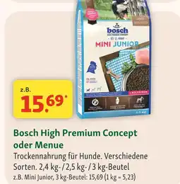 Fressnapf Bosch trockennahrung mini junior Angebot