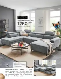 Kabs Polsterwelt Wohnlandschaft darby Angebot