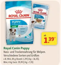 Fressnapf Royal canin puppy mini nassnahrung Angebot