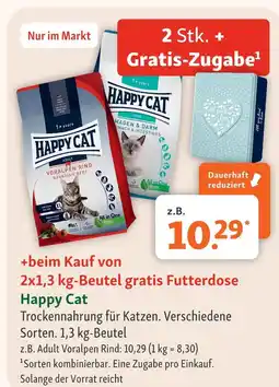 Fressnapf Happy cat adult voralpen rind Angebot