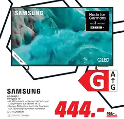 MediaMarkt Samsung gq 50 q7 f 50 qled tv Angebot