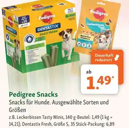 Fressnapf Pedigree leckerbissen tasty minis Angebot