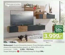 XXXLutz Wohnwand Angebot