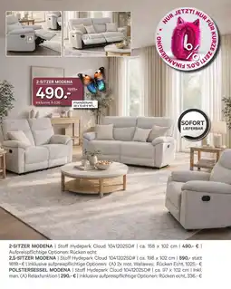 Kabs Polsterwelt 2-sitzer Angebot