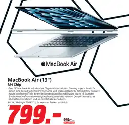 MediaMarkt Apple macbook air (13) m4 chip Angebot