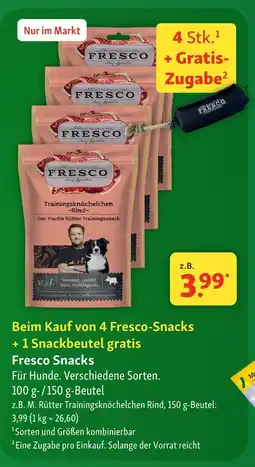 Fressnapf Fresco trainingsknöchelchen rind Angebot